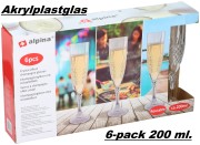 Champagneglas 6-pack