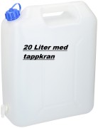 Vattendunk 20L m.  tappkran