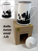 Kaffekanna emalj 1,2L