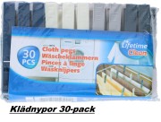 Klädnypor 30-pack