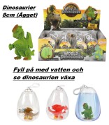 Dinosaurier växande i ägg