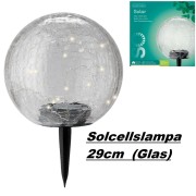 Solcellslampa LED 