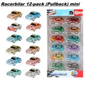 Racerbilar 12-pack 