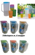 Tillbringare inkl. 6 muggar 