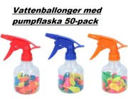 Vattenballonger m. pumpflaska