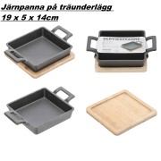 Järnpanna 2 handtag  