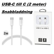 Laddsladd USB-C till C 2M. 
