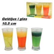  Geléljus i glas 3-pack 