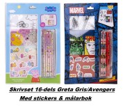 Skrivset Greta Gris & Avengers 