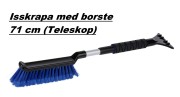 Isskrapa m. borste