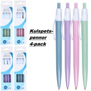 Kulspetspennor 4-pack