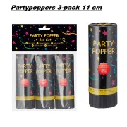Partypoppers 3-pack 