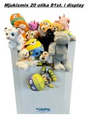 Mjukismix i display
