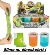 Slime m. dinoskelett 