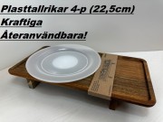 Plasttallrikar 4-pack