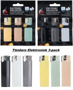 Tändare 3-pack Elektronisk 