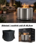 Eldstad i rostfritt