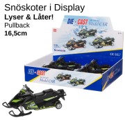 Snöskoter i Display Metall