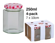 Glasburk med Lock 250 ml