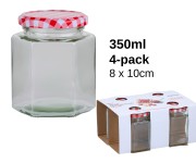 Glasburk med Lock 350ml
