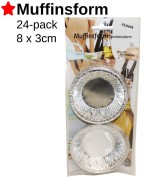 Muffinsform 24-pack