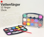 Vattenfärger Set