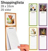 Shoppinglista med Pennhållare